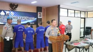 Rilis Akhir Tahun, Ini Sejumlah Pencapaian Polres Jepara di Tahun 2023