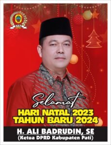 Ketua DPRD Kabupaten Pati Ucapkan Selamat Natal 2023 & Tahun Baru 2024