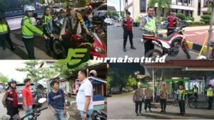 Polres dan Polsek di Jepara Serentak Gelar Razia Knalpot Brong