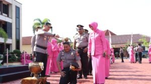 Awal Tahun Baru, Puluhan Personel Polres Jepara Naik Pangkat