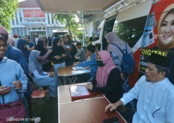 Dekatkan Layanan, Dukcapil Klaten Hadir di Car Free Day