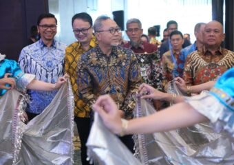 Sekda Provinsi Jateng, Sumarno, saat Rapat Kerja Kementerian Perdagangan, di Hotel Padma Semarang