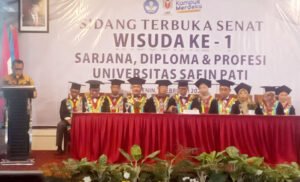 Universitas Safin Pati (USP) Gelar Sidang Senat Wisuda Perdana