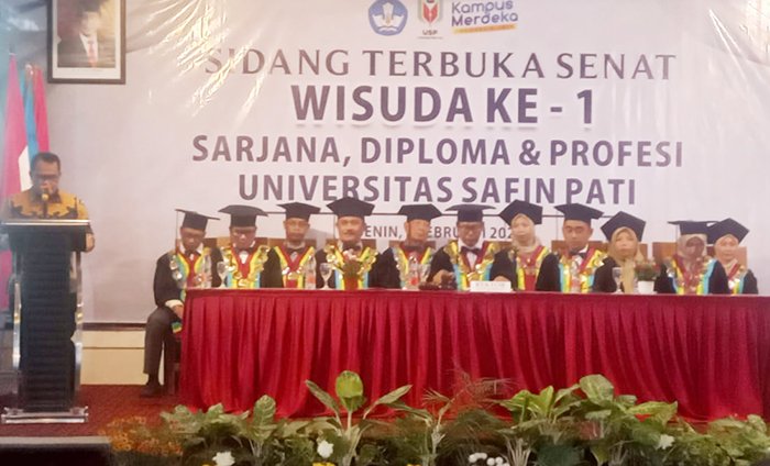 Universitas Safin Pati (USP) Gelar Wisuda Perdana