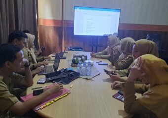 Rapat persiapan Festival Megengan dan Kirab Budaya dilangsungkan diruangan Kepala Dinas Pariwisata