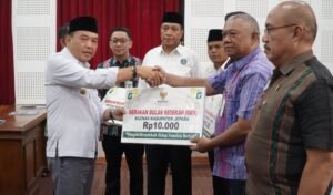 Pj Bupati Jepara Launching Gerakan Bulan Sedekah Baznas