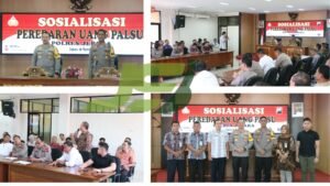 Jelang Lebaran, Polres Jepara Sosialisasi Cegah Peredaran Uang Palsu