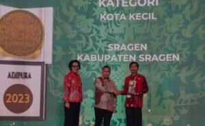Kabupaten Sragen Raih Penghargaan Anugerah Adipura Tahun 2023