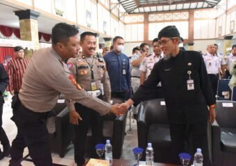 Sekdap Provinsi Jawa tengah saat penutupan Posko Lebaran 2024 Provinsi Jawa Tengah