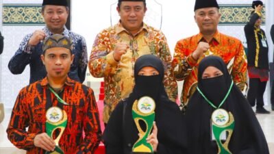 Pj Bupati Bekasi Dedy Supriyadi menghadiri sekaligus memberikan dukungan kepada utusan Kabupaten Bekasi yang memperkuat Kafilah Jawa Barat pada MTQ Nasional ke-30 di Samarinda, Kalimantan Timur