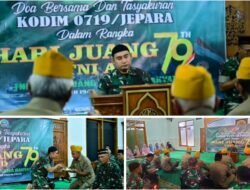 Kodim 0719/Jepara Gelar Doa Bersama Peringati Hari Juang TNI AD