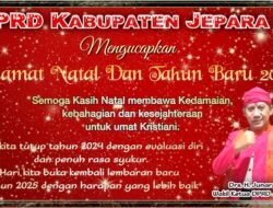 Ucapan Selamat Natal Dan Tahun Baru Dari Wakil Ketua DPRD Jepara Drs. H. Junarso: “Semoga Tahun 2025 Menjadi Lebih Baik”