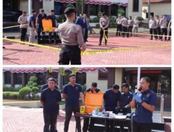 Tingkatkan Kemampuan Anggota, Polres Jepara Gelar Latihan Olah TKP