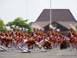 Marching Band Akpol Tampil Memukau pada Rangkaian Peringatan Hari Jadi Pati