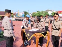 Mutasi Jabatan di Polres Jepara, Kasat Hingga Kapolsek Dilantik