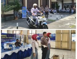 Satlantas Polres Jepara Edukasi Safety Riding Kepada Pelajar