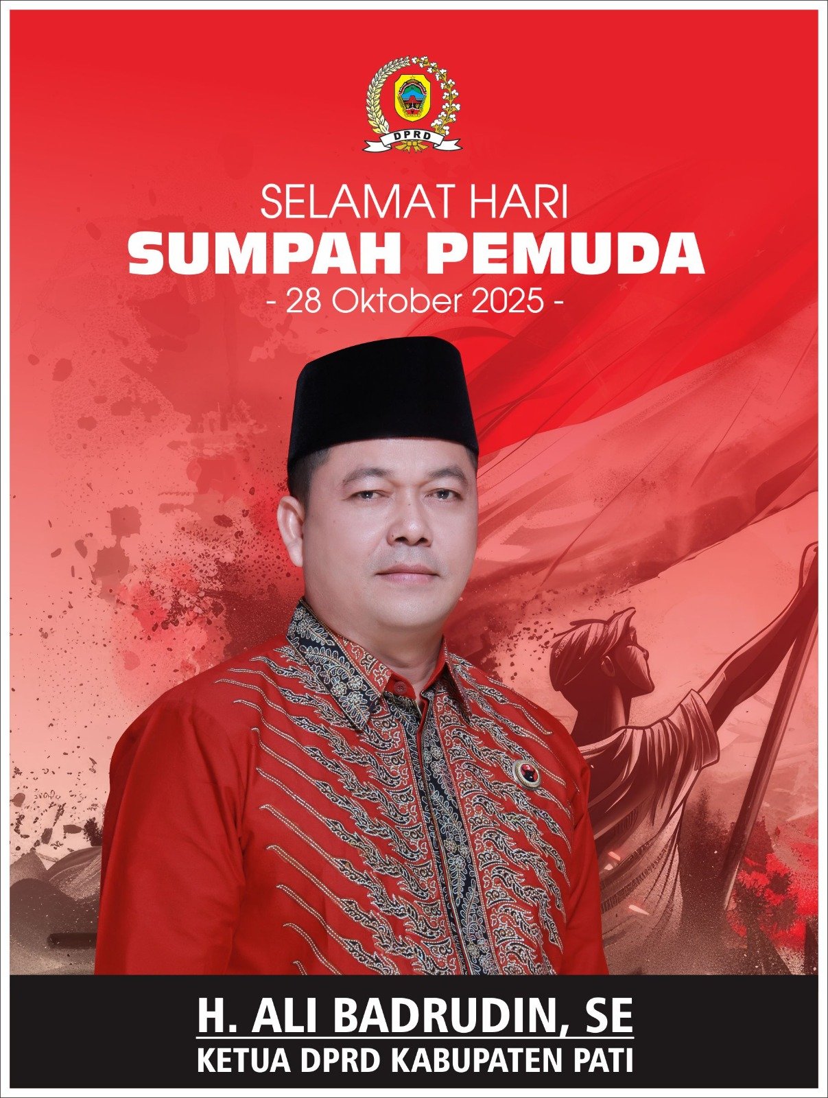 Ketua DPRD Mengucapkan Selamat Hari Sumpah Pemuda Tahun 2025