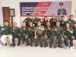 Berpamitan, Dandim 0719/Jepara Ajak Ormas, LSM, dan Media Terus Jaga Kondusifitas Daerah